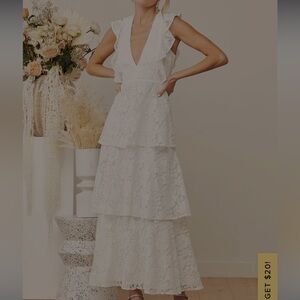 White dress from Lulu’s